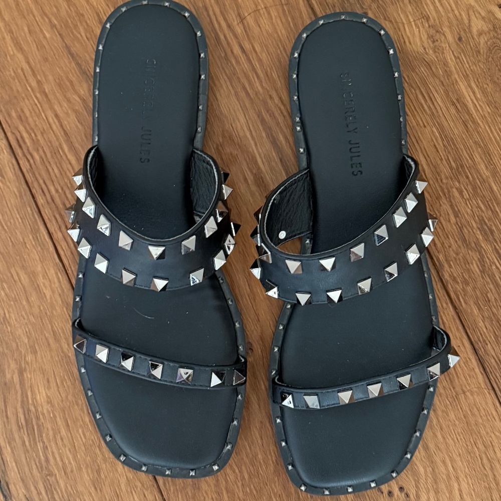 Sincerely Jules Studded Sandals